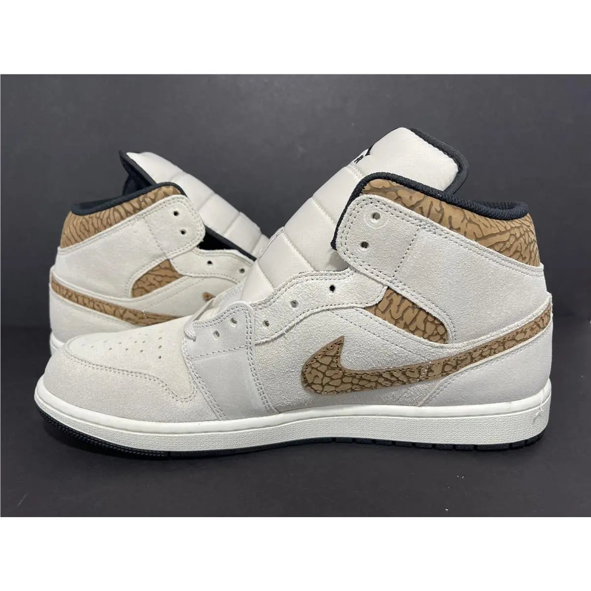 Nike shoes - Nike Air Jordan 1 - Air - DZ4129-102 - LT Orewood BRN/Metallic Gold (UPC: 196608298847) 2