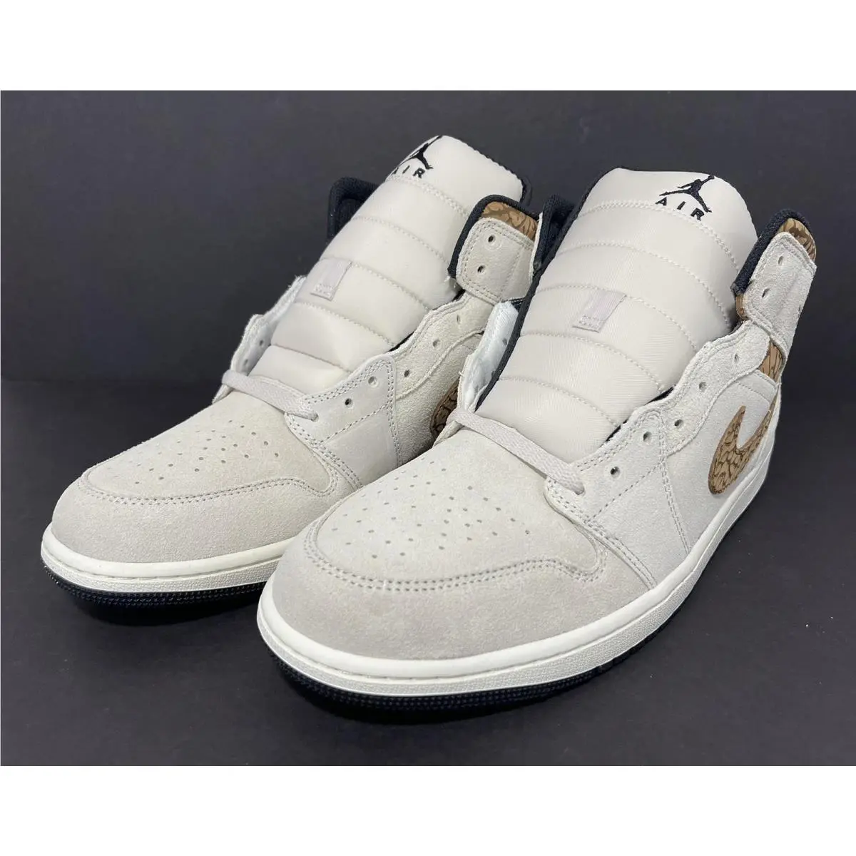 Nike shoes - Nike Air Jordan 1 - Air - DZ4129-102 - LT Orewood BRN/Metallic Gold (UPC: 196608298847) 3