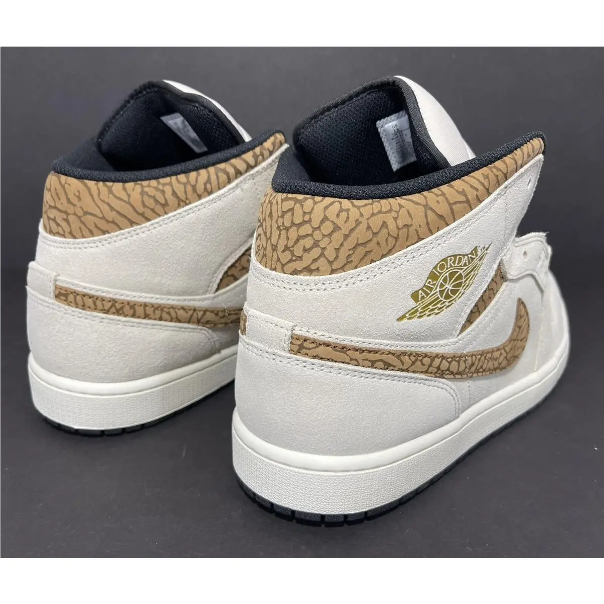 Nike shoes - Nike Air Jordan 1 - Air - DZ4129-102 - LT Orewood BRN/Metallic Gold (UPC: 196608298847) 4