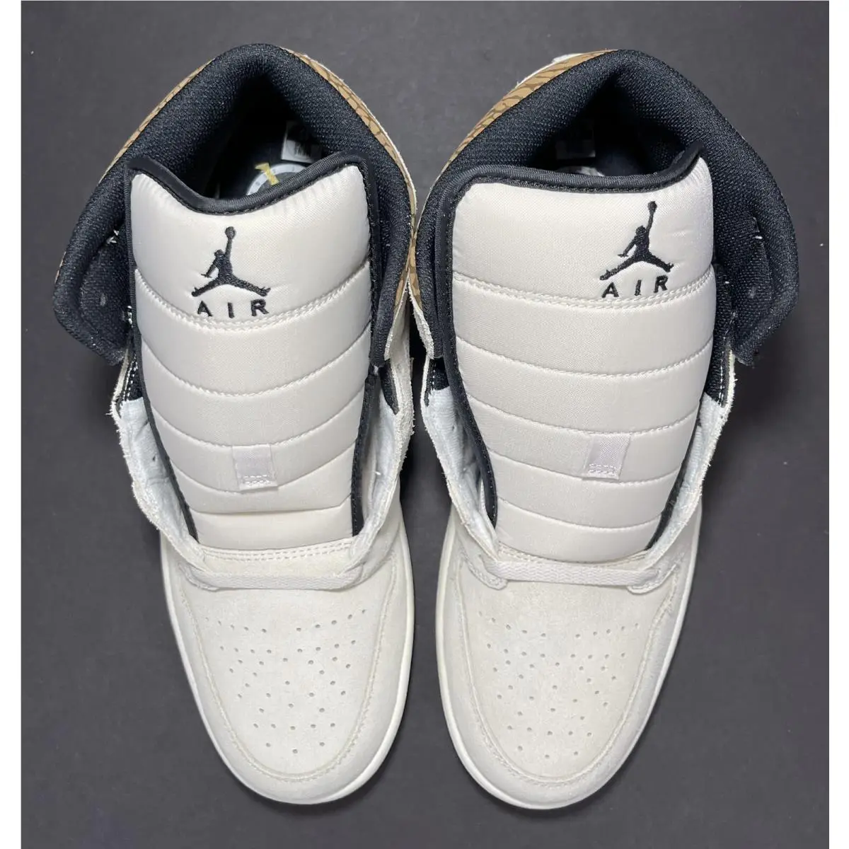 Nike shoes - Nike Air Jordan 1 - Air - DZ4129-102 - LT Orewood BRN/Metallic Gold (UPC: 196608298847) 7