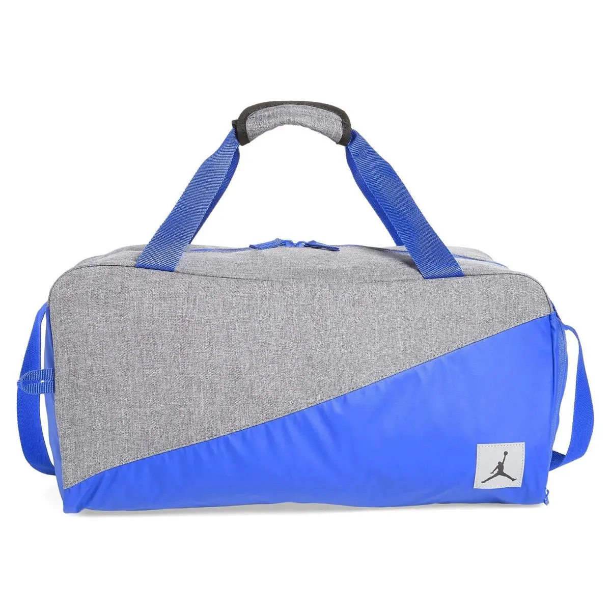 Nike Air Jordan Jumpman Duffel Bag Blue Pure Platinum Shoe Pocket 8A0083 U5H - Blue