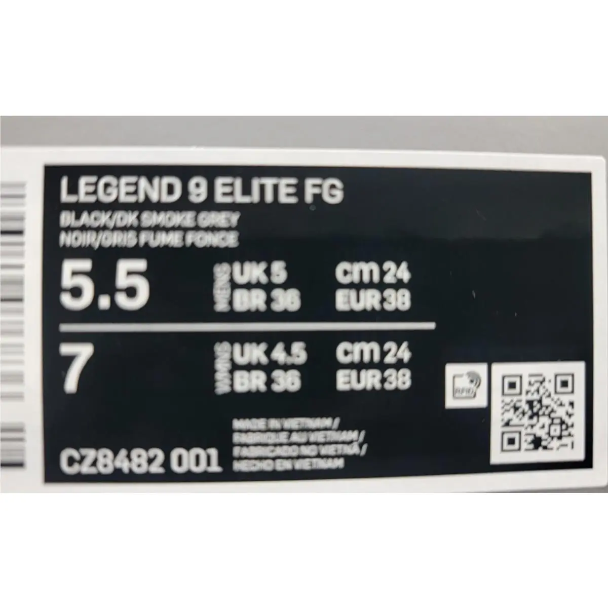 Nike shoes - Tiempo Legend 9 Elite FG - CZ8482-001 - Black 6