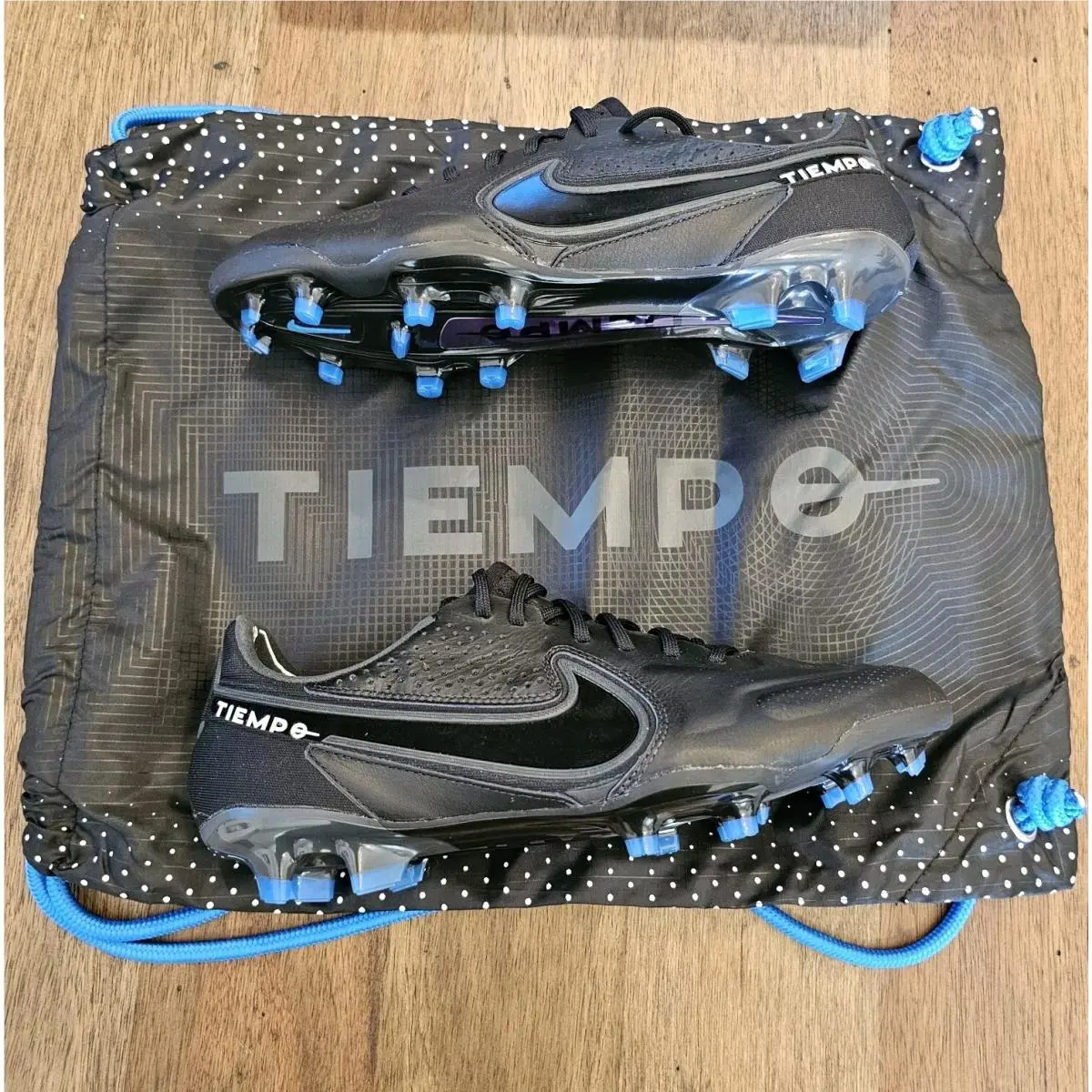 Size 6.5 Nike Tiempo Legend 9 Elite FG Mens Soccer Cleat Black Grey CZ8482-001