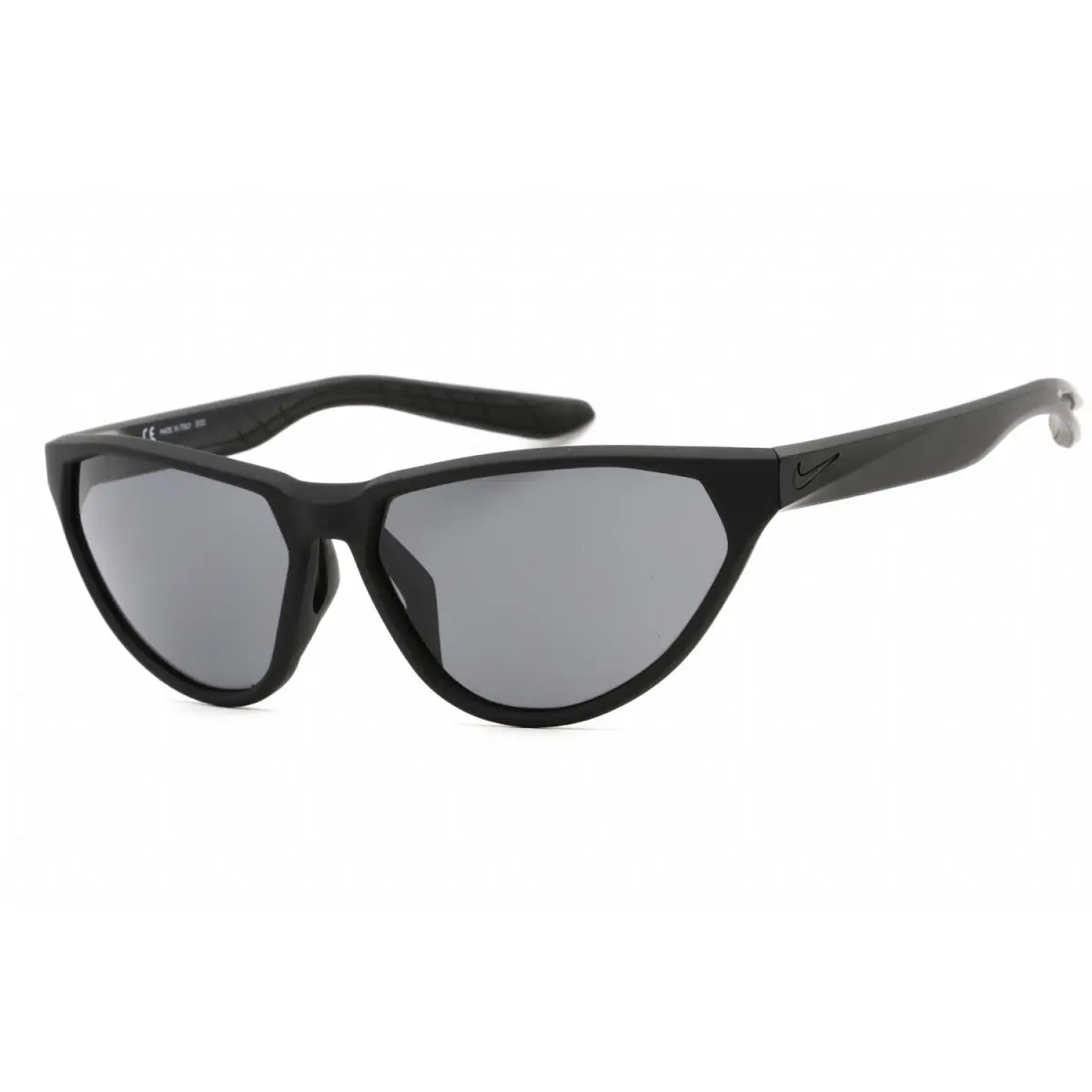 Nike DJ0800 010 Sunglasses Matte Black Frame Dark Grey Lenses 60mm