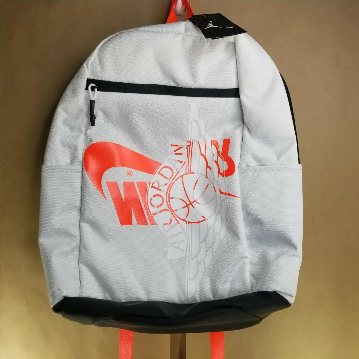 Nike Air Jordan Remix Backpack White 9A0167-001 Laptop Storage Inside W/tags