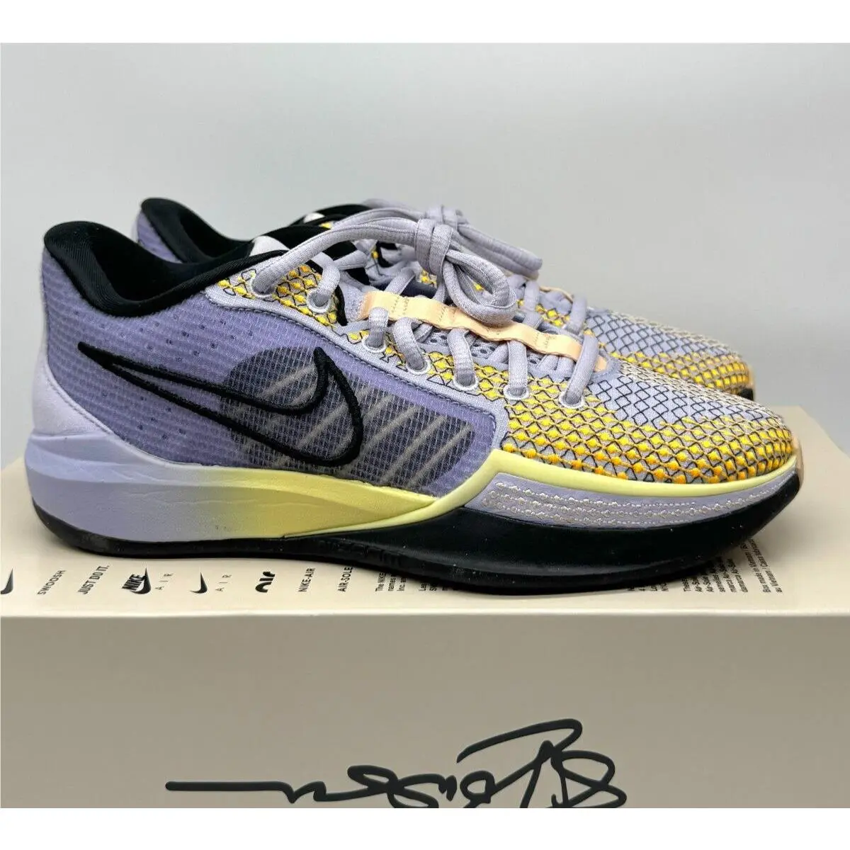 Nike Womens Sabrina 1 Purple Black Shoes Sz 6 Sneaker FQ3381-501