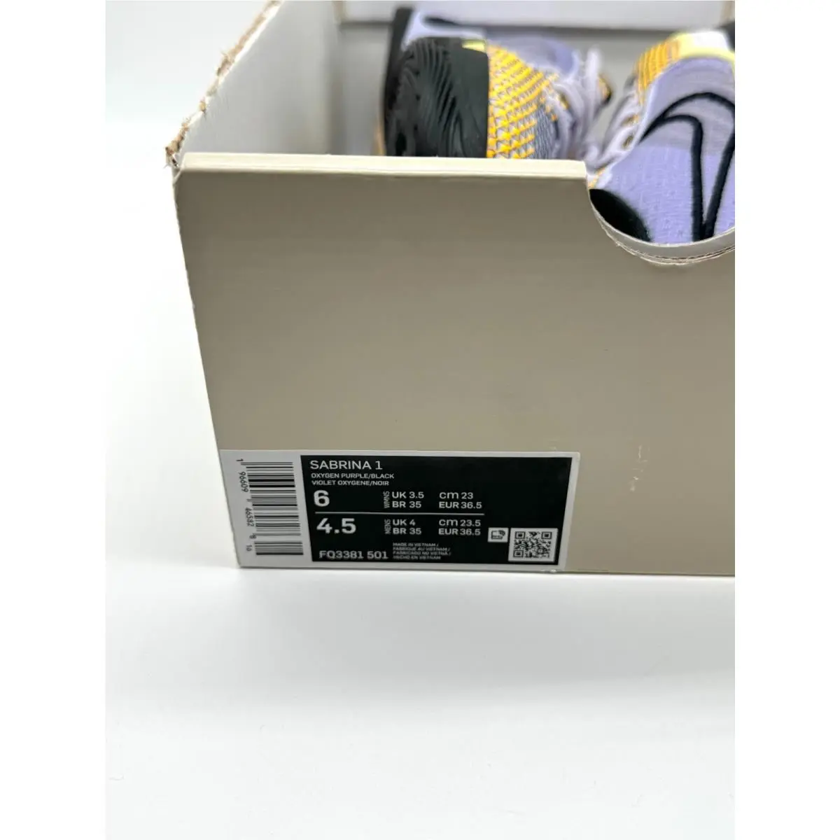 Nike shoes - Nike Sabrina 1 - Sabrina - Fq3381-501 - Purple (UPC: 196609465828) 9