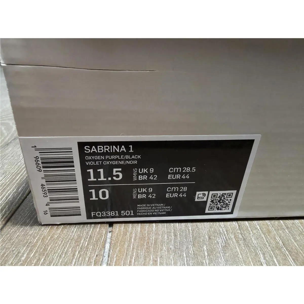 Nike shoes - Nike Sabrina 1 - Sabrina - Fq3381-501 - Purple (UPC: 196609465828) 11