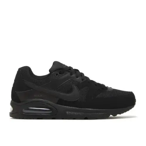Nike Air Max Command Triple Black Sneakers 629993-020 Mens 9 Low Top Shoes