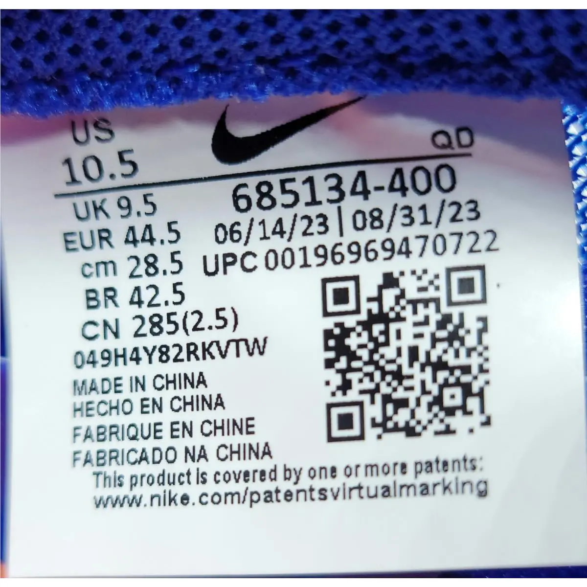 Nike shoes - Nike Zoom Rival - Zoom Rival - 685134-400 - Blue 6