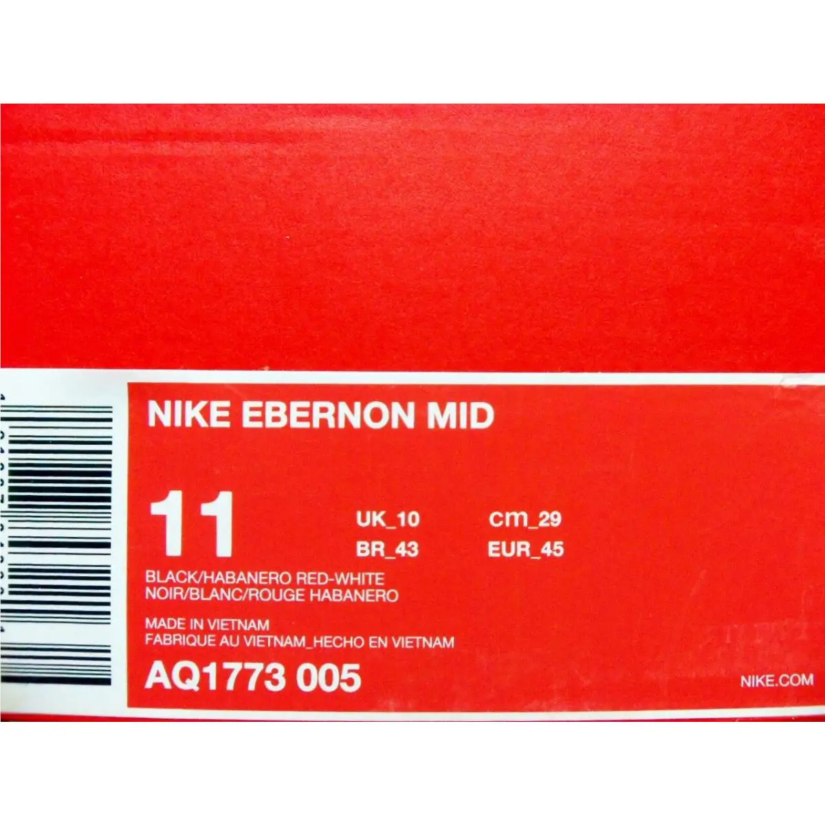 Nike shoes - Nike Ebernon - Ebernon - AQ1773-005 - Black (UPC: 191887843221) 3