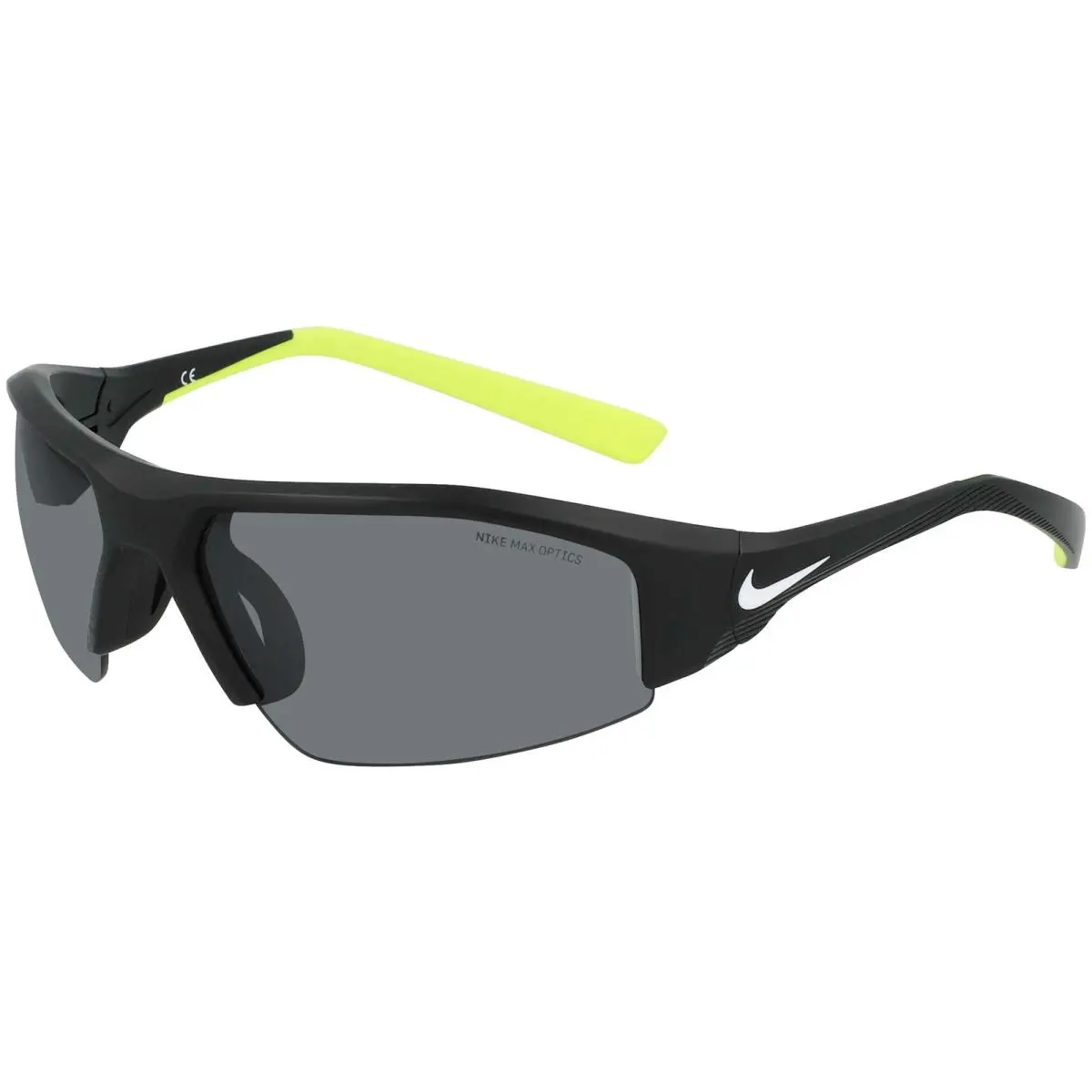 Skylon Ace 22 Max Optics Black Wrap Sunglasses w/ Flash Lens - DV2148 011 by Nike