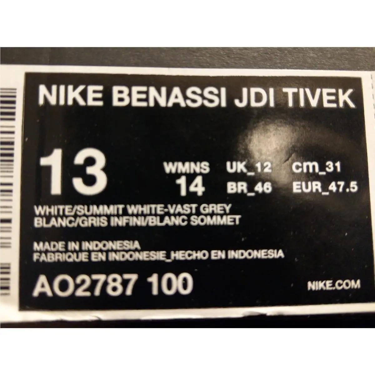 Nike shoes - Nike Benassi JDI - Benassi JDI - AO2787-100 - White 8