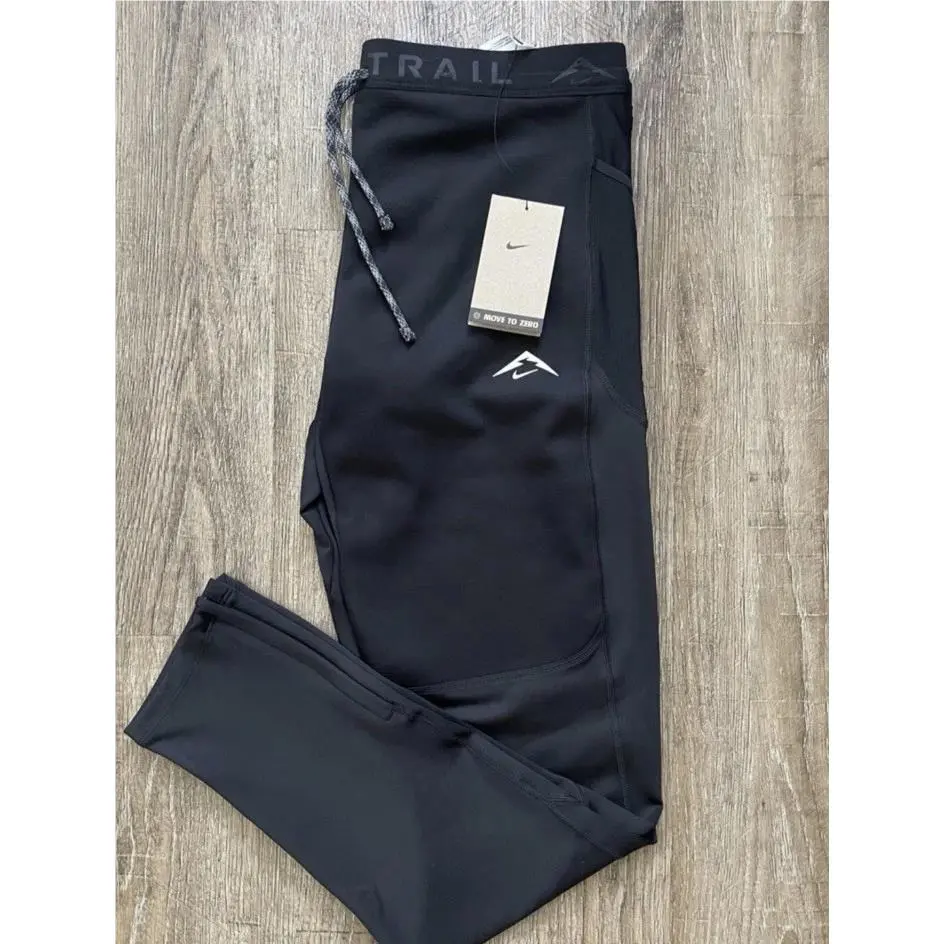 Nike Trail Lunar Winterized Running Tights Black Men XL FB8599-010 Brief