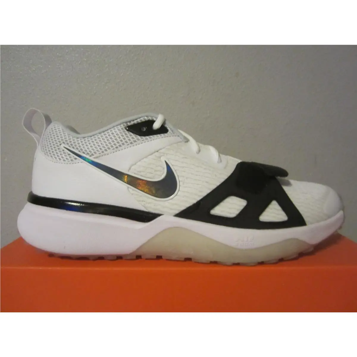 Nike shoes - Nike Air Zoom Diamond Elite Turf - DZ0503-103 - White/Black/Pure Platinum (UPC: 196974531050) 8