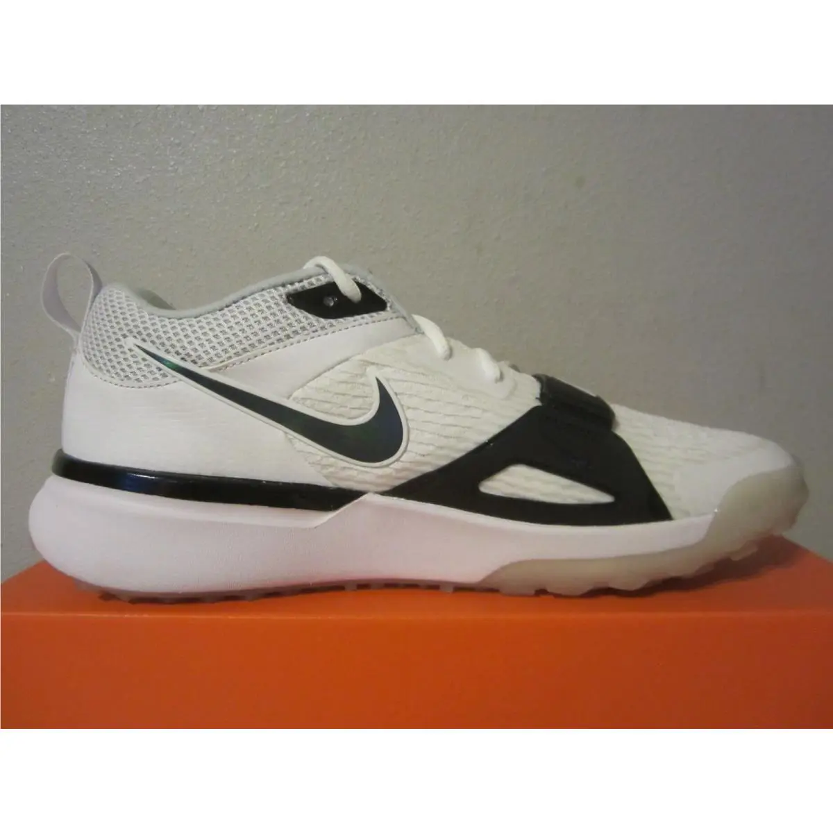 Nike shoes - Nike Air Zoom Diamond Elite Turf - DZ0503-103 - White/Black/Pure Platinum (UPC: 196974531050) 5
