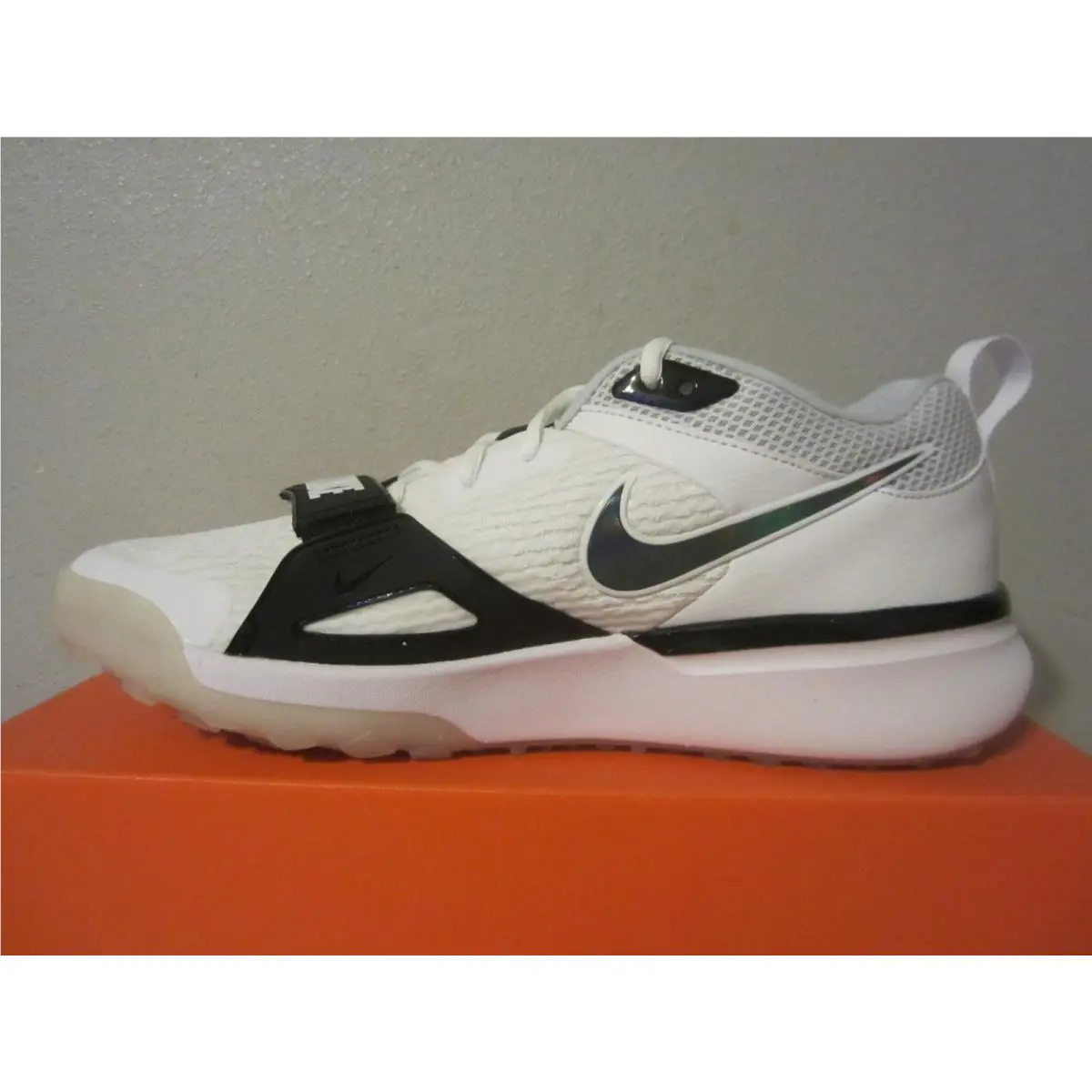 Nike shoes - Nike Air Zoom Diamond Elite Turf - DZ0503-103 - White/Black/Pure Platinum (UPC: 196974531050) 7