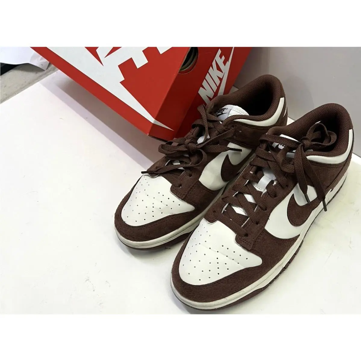 Nike shoes - Nike Dunk - Dunk - HJ7673-001 - Brown, Manufacturer: Phantom/Red Sepia/Sail/White 4