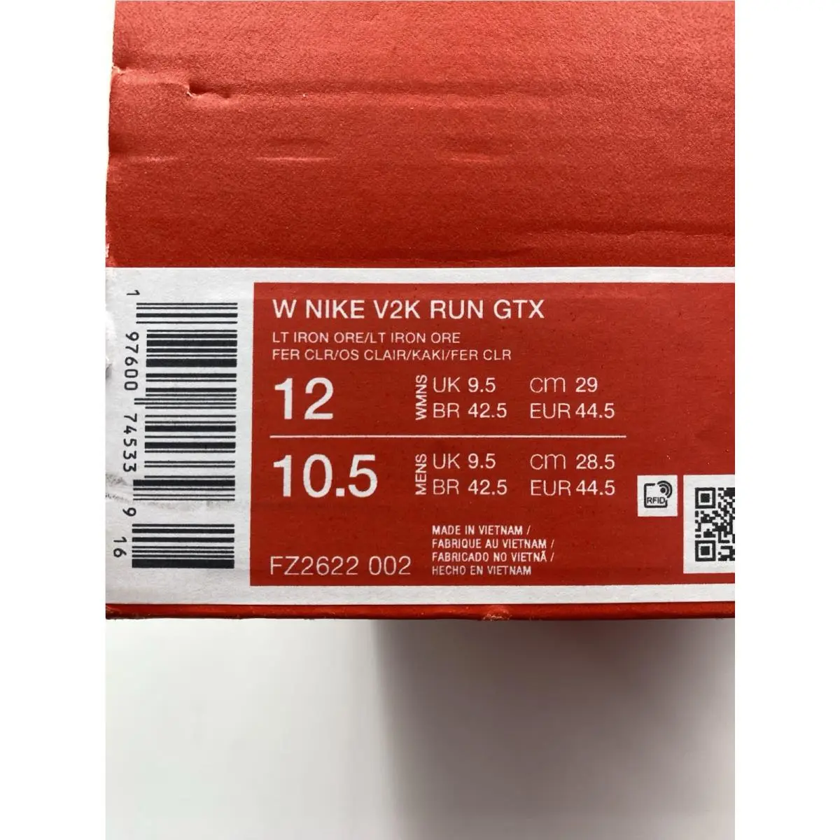 Nike shoes - Nike V2K Run - Run - FZ2622 002 - Lt Iron Ore (UPC: 197600745339) 6