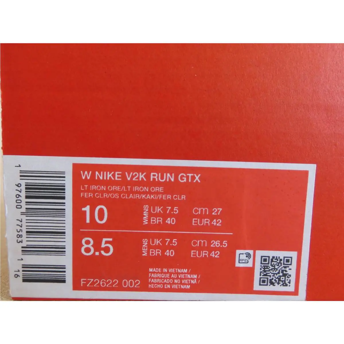 Nike shoes - Nike V2K Run - Run - FZ2622-002 - White (UPC: 197600775831) 4