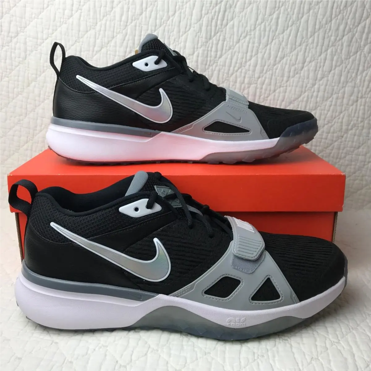 Nike shoes - Nike Air Zoom Diamond Elite - DZ0503-001 - Black/White-Wolf Grey 0