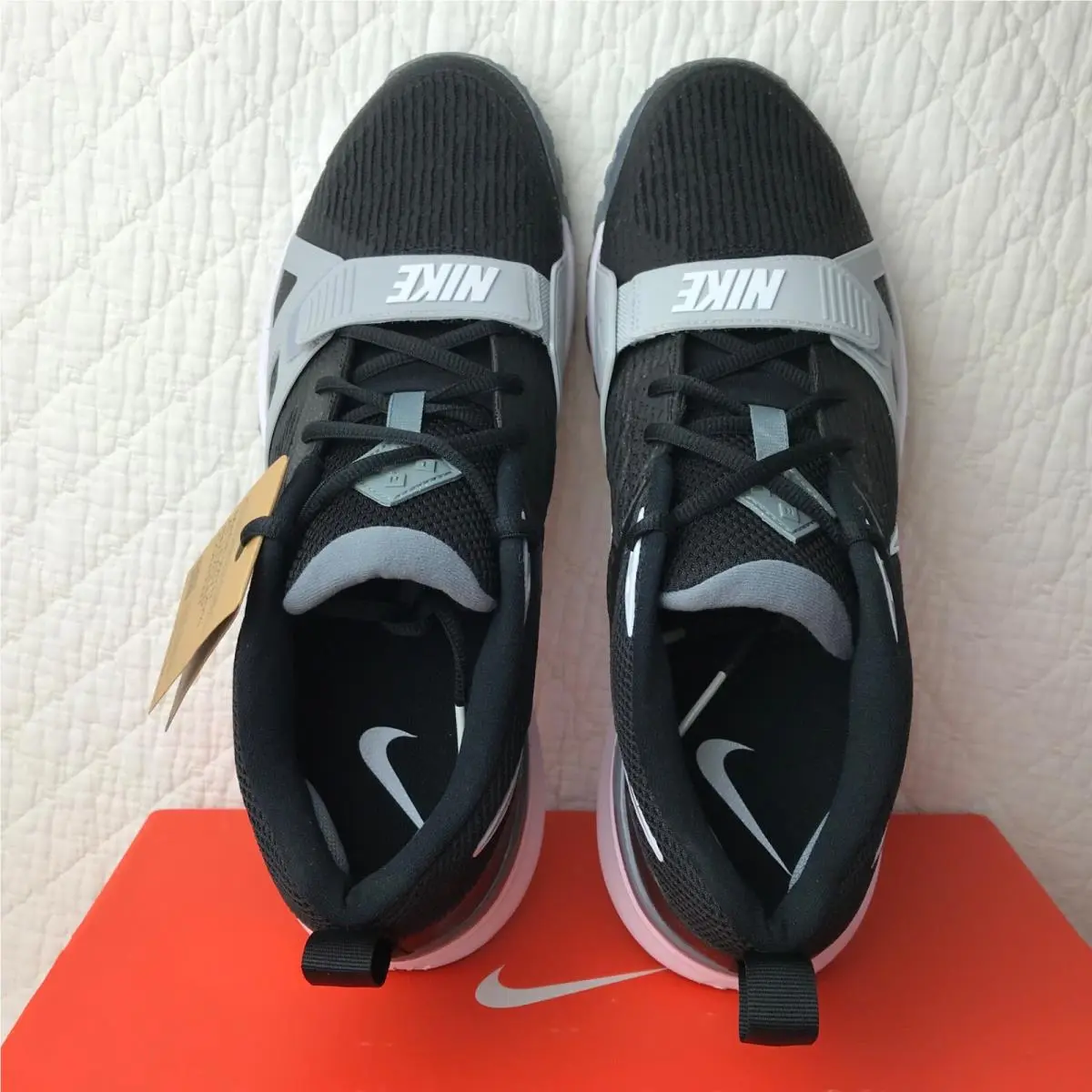 Nike shoes - Nike Air Zoom Diamond Elite - DZ0503-001 - Black/White-Wolf Grey 7