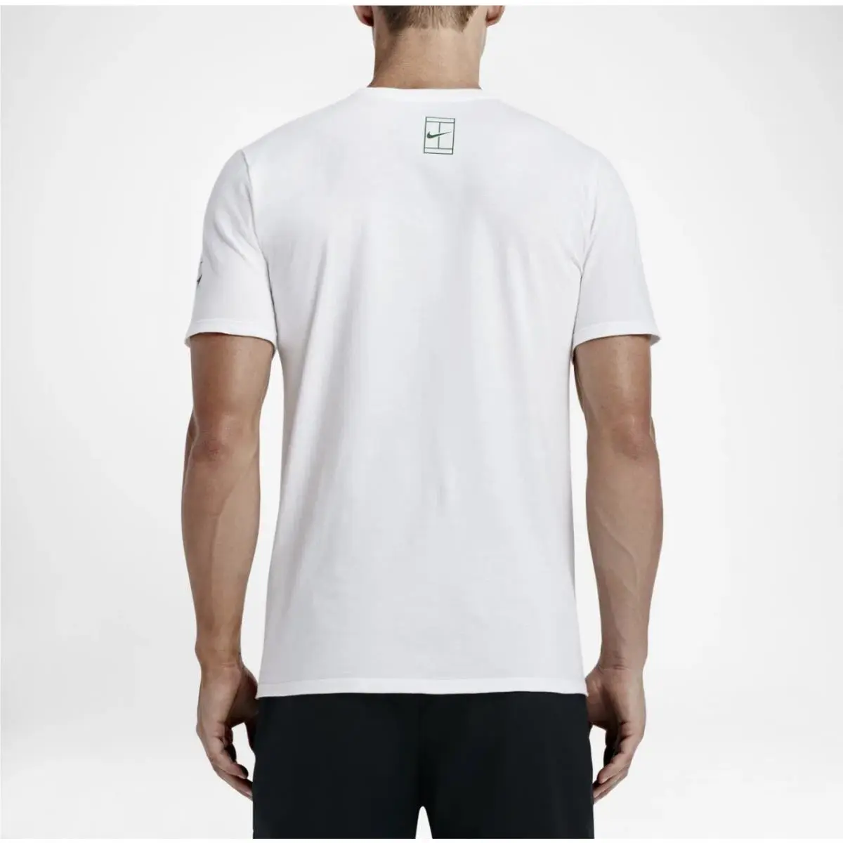 Nike clothing - ROGER FEDERER - ROGER FEDERER - 887073-100 - White/Green 0