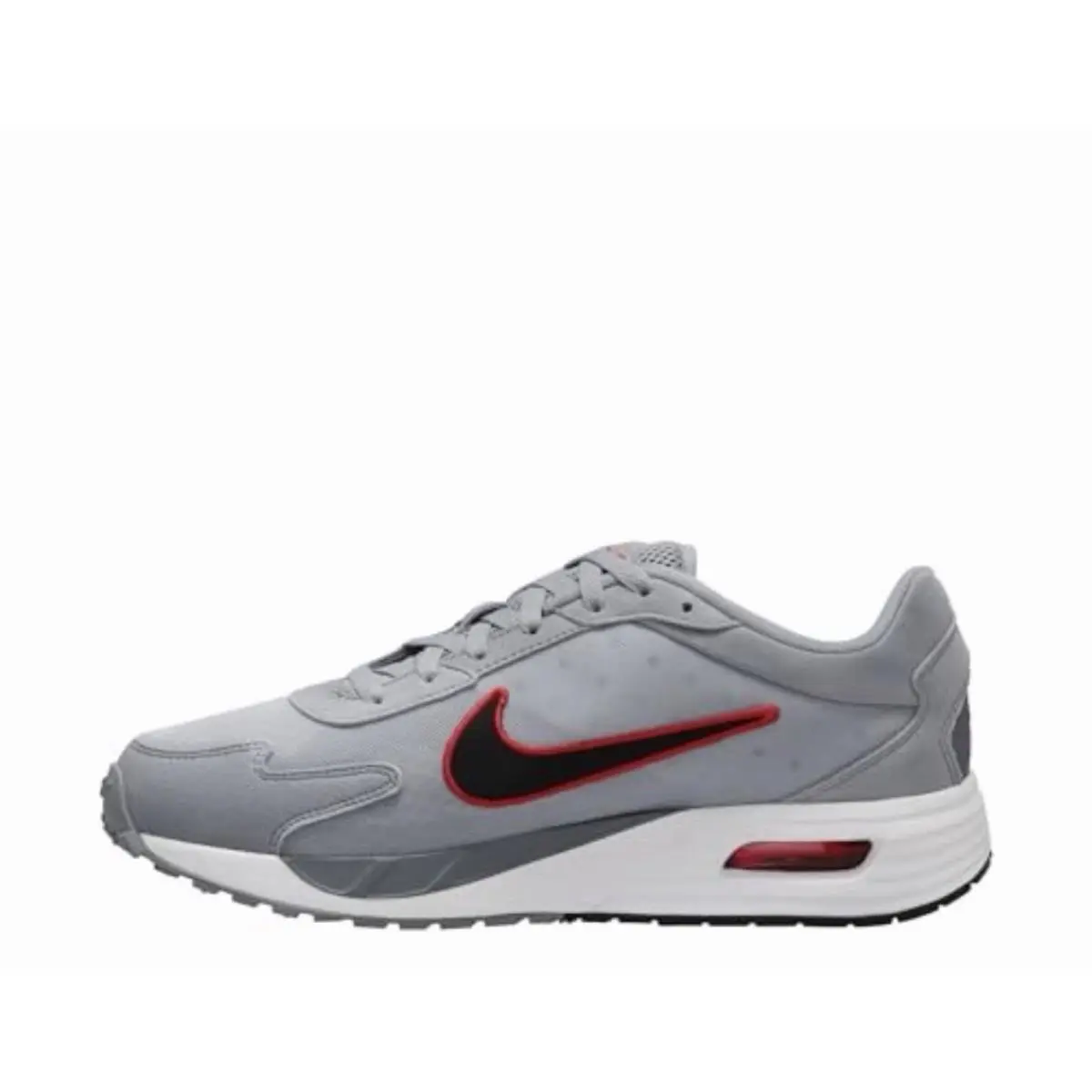 Nike Air Max Solo DX3666-004 Men’s Athletic Sneakers Wolf Grey/red/black Sz 13