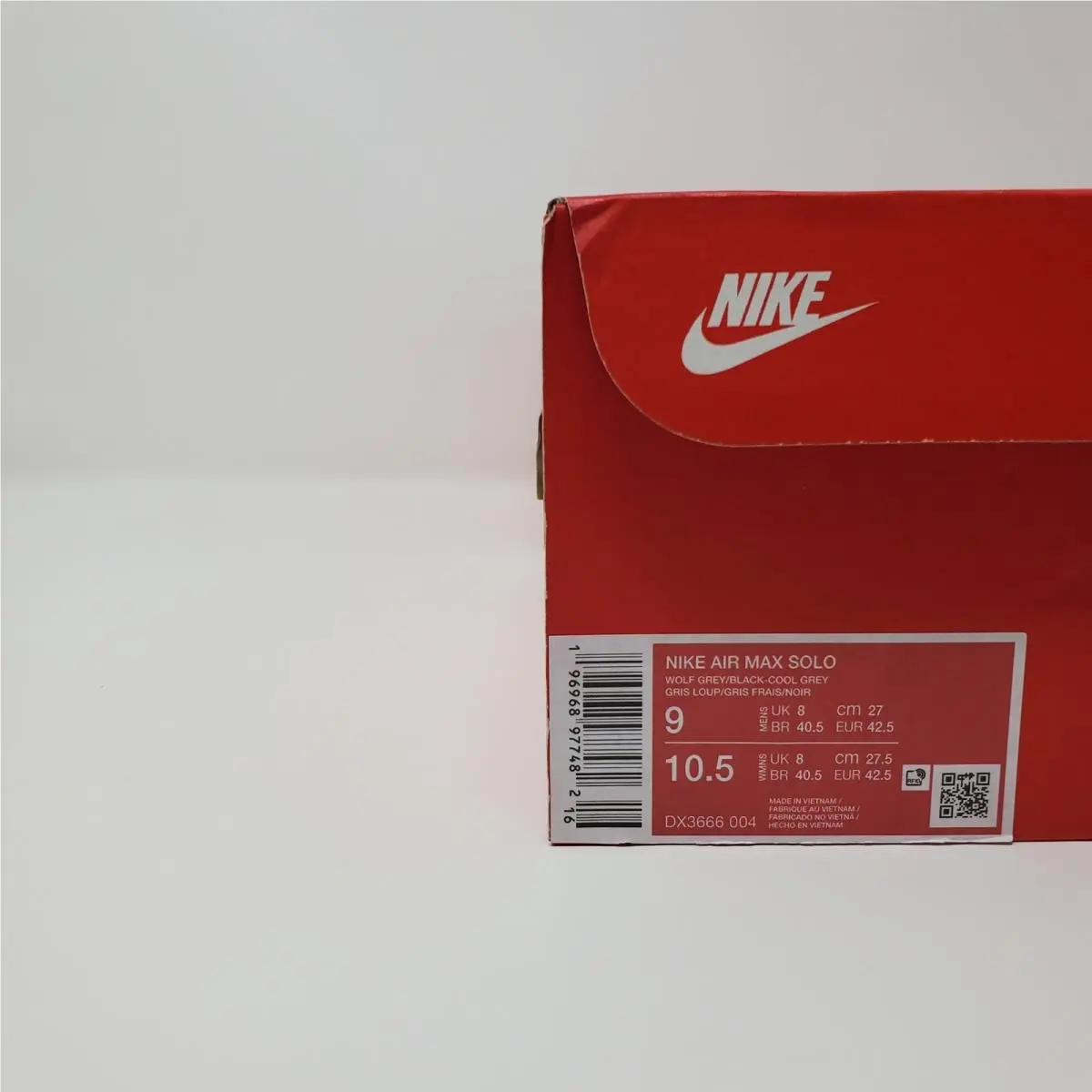 Nike shoes - Nike Air Max Solo - Air Max Solo - DX3666-004 - Gray 9
