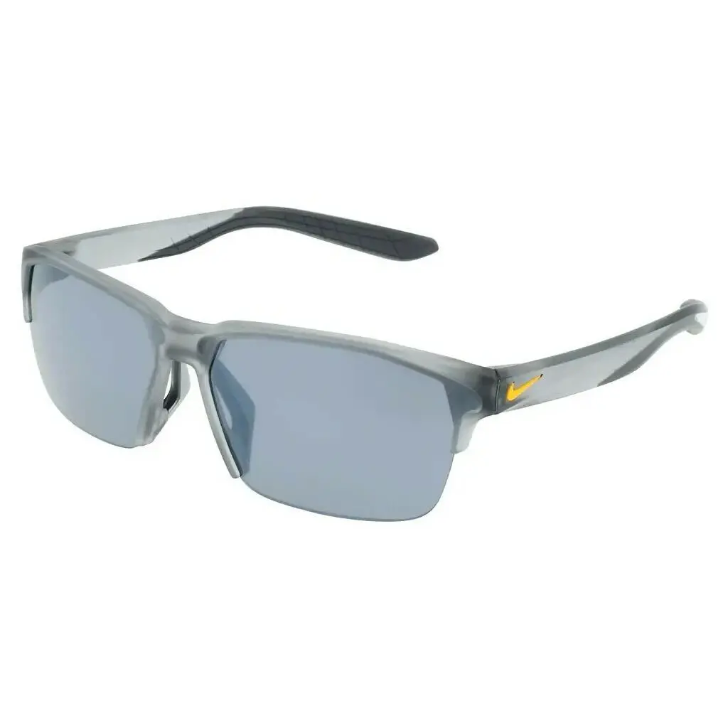 Nike CU3748 012 Matte Grey Maverick with Silver Flash Lenses - Matte Wolf Grey, Frame: Silver, Lens: Gray