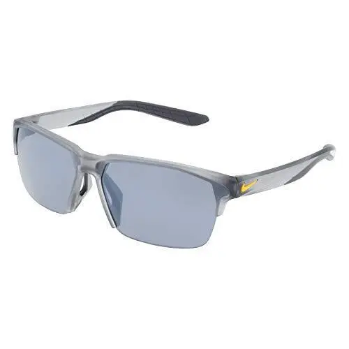 CU3748 012 Matte Grey Maverick Free Sunglasses with Silver Flash Lenses by Nike