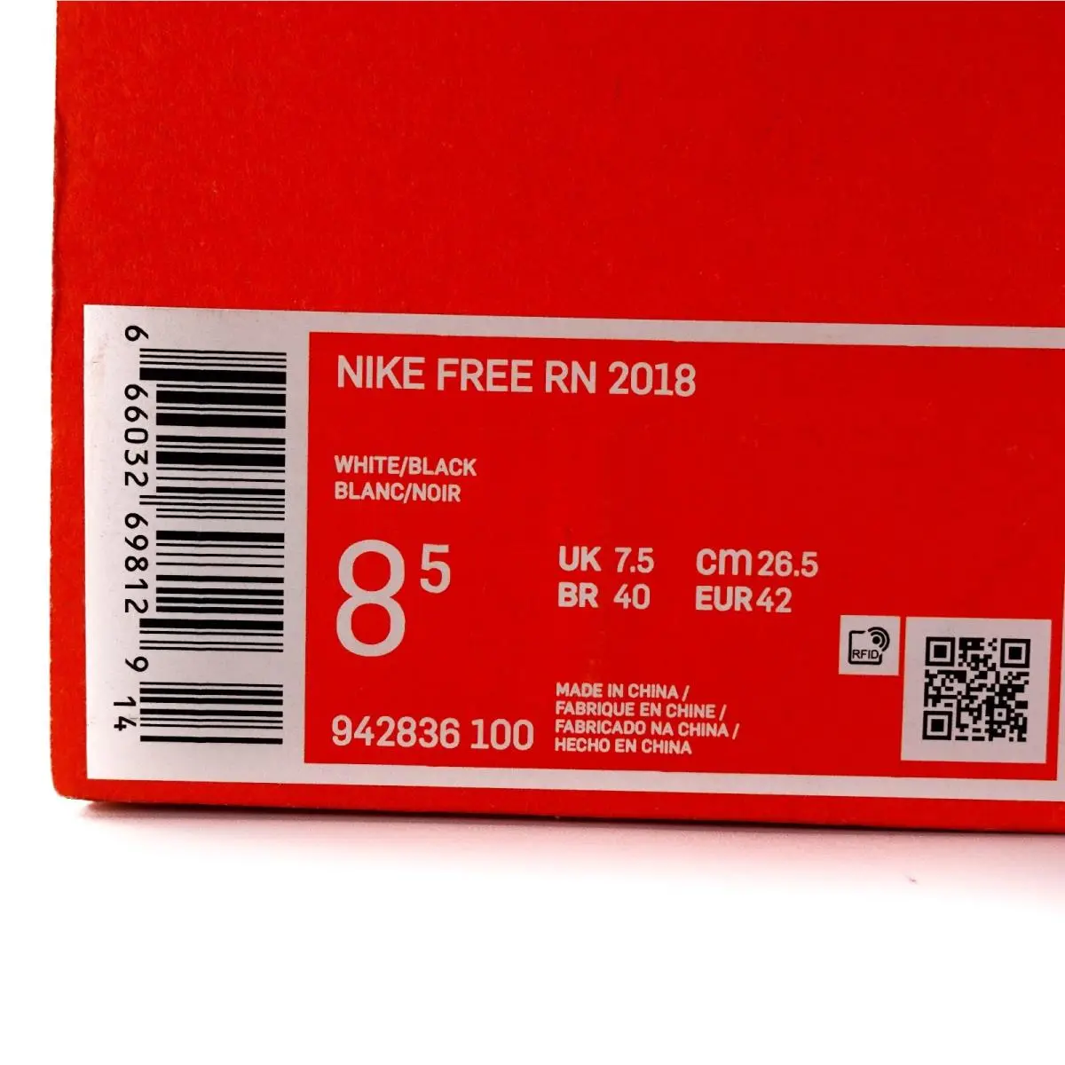 Nike shoes - Nike Free RN - Free - 942836-100 - White (UPC: 0666032698129) 6