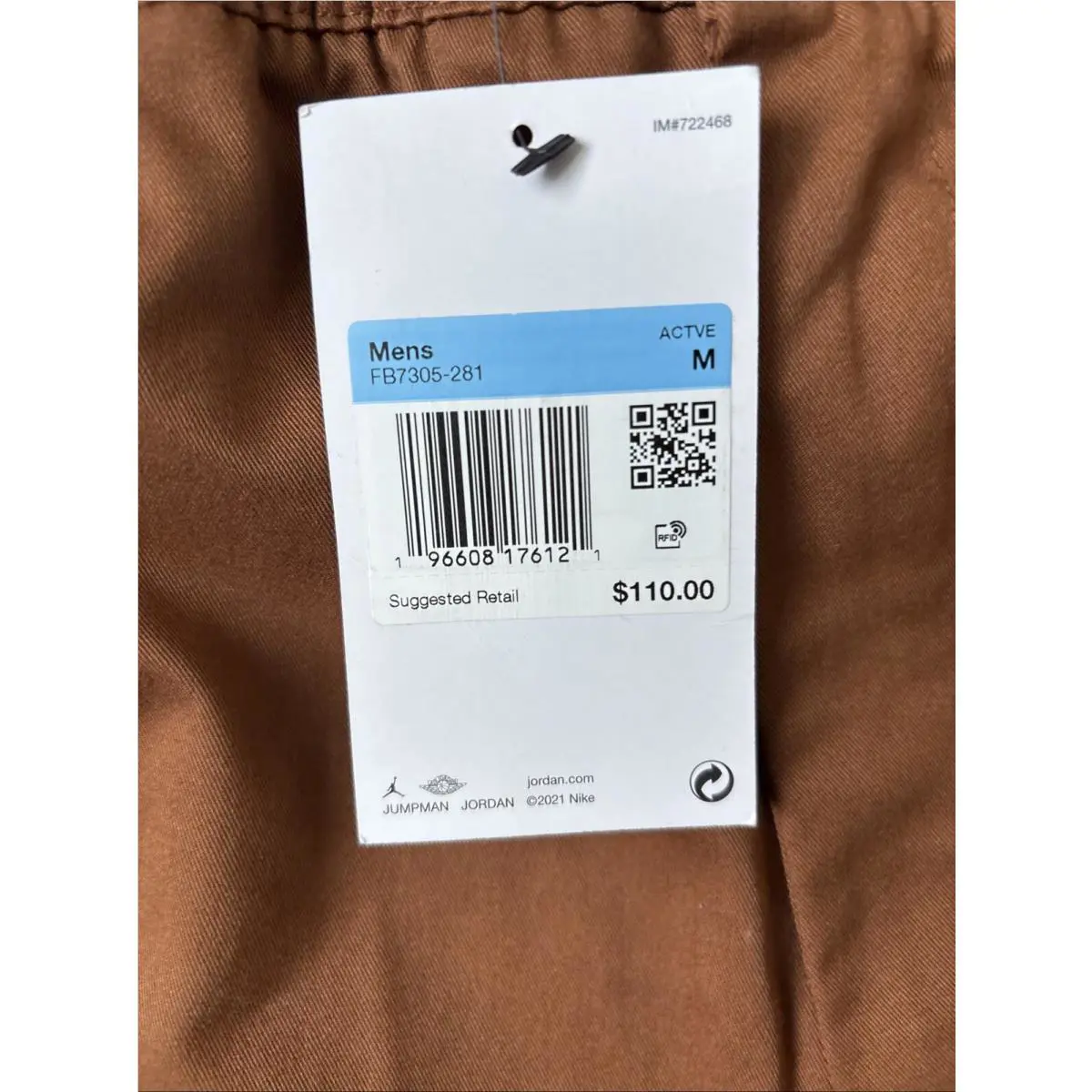Nike clothing - Nike Jordan Essentials Chicago Utility - FD7455 - Brown (UPC: 0196608176121) 2