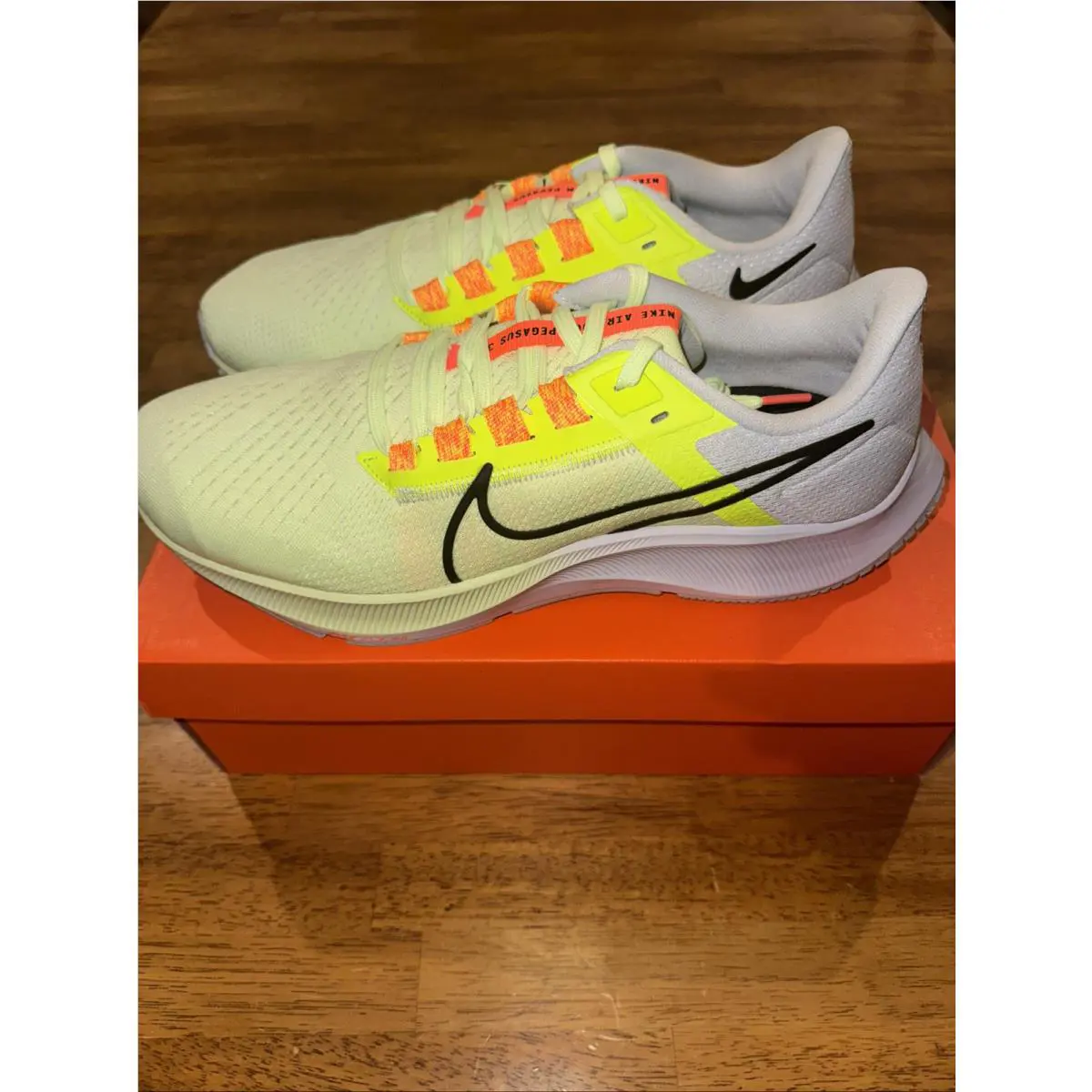 Nike shoes - Nike Air Zoom Pegasus 38 - DQ4499 101 - Yellow, Manufacturer: Sail/Black/White-Gym Red (UPC: 0194958706401) 0