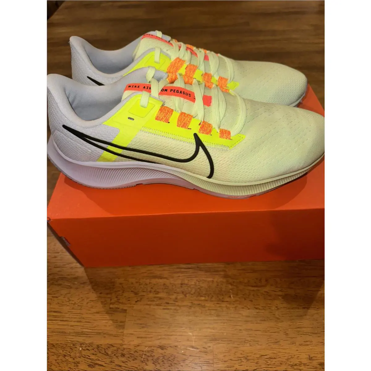 Nike shoes - Nike Air Zoom Pegasus 38 - DQ4499 101 - Yellow, Manufacturer: Sail/Black/White-Gym Red (UPC: 0194958706401) 4