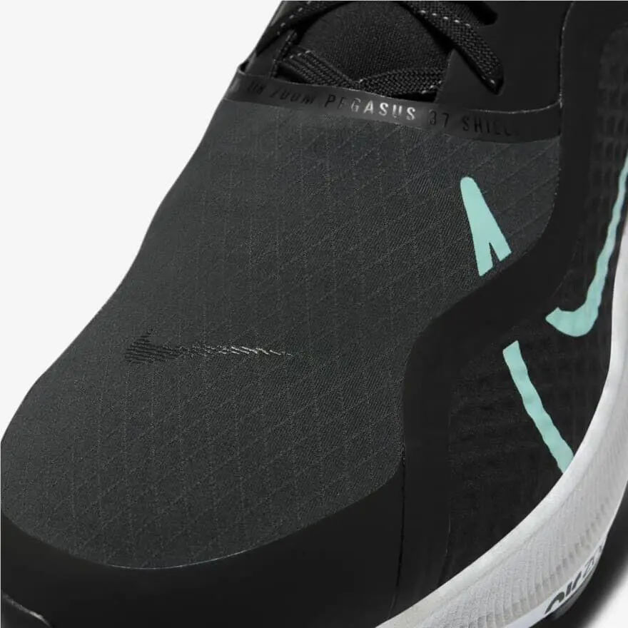 Nike shoes - W Nike Air Zoom Pegasus 37 Shield - CQ8639 003 - Black/Aurora Green (UPC: 194497743837) 4