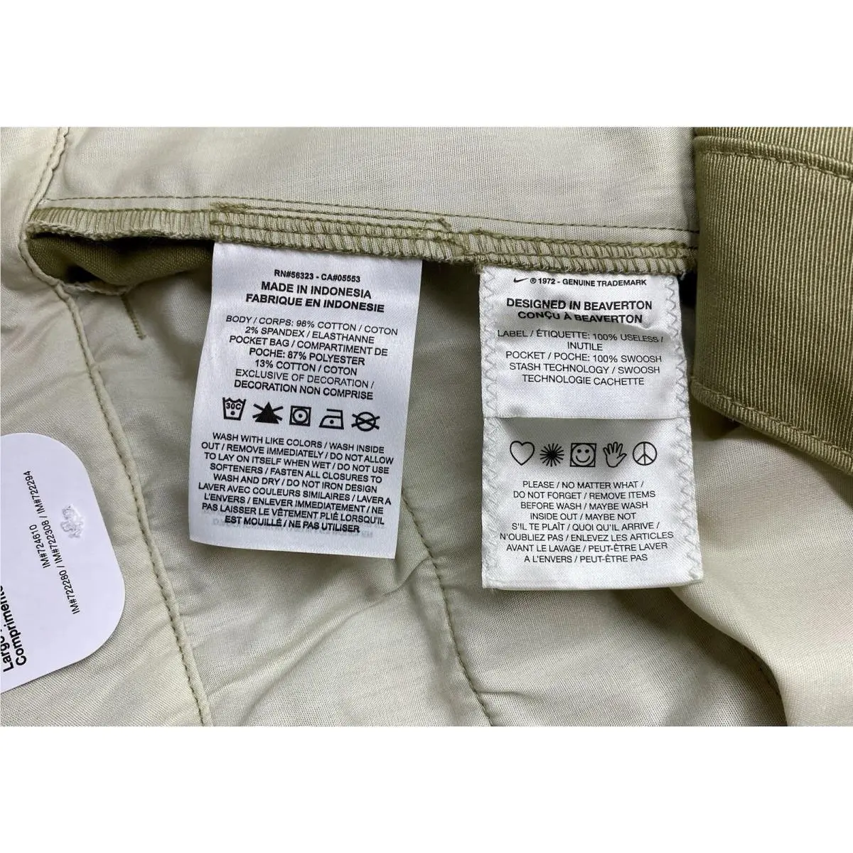 Nike clothing - Nike SB GFX El Chino Pants - DX7507276 - Beige 1