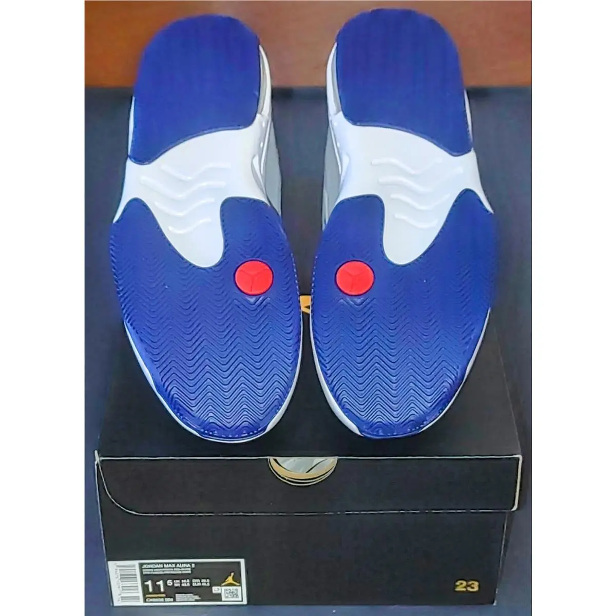 Nike shoes - Nike Jordan Max Aura 2 - CK6636 004 - Smoke Grey, Track Red, White, Royal Blue 3