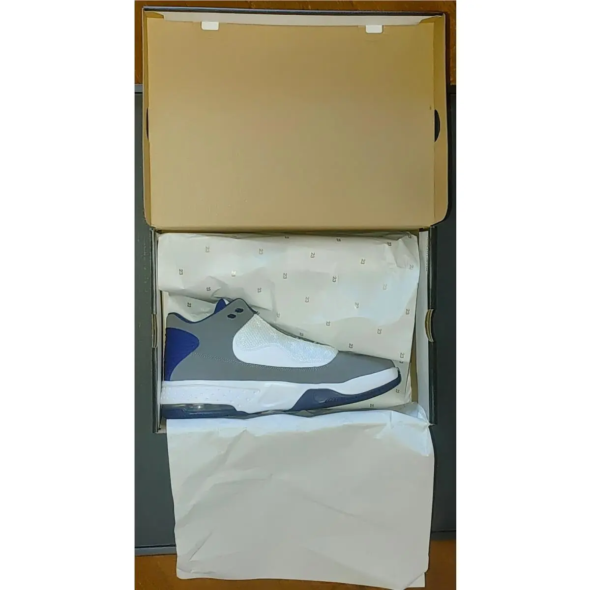 Nike shoes - Nike Jordan Max Aura 2 - CK6636 004 - Smoke Grey, Track Red, White, Royal Blue 4