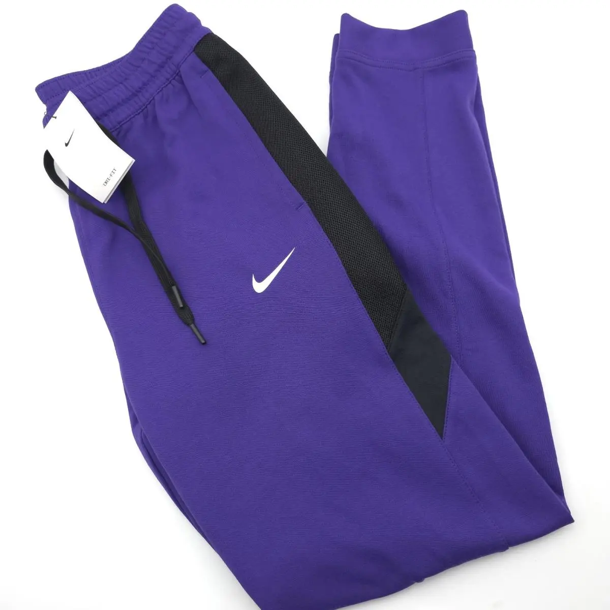 Nike Dri-fit Showtime Basketball Pants Purple Black Lakers Men Medium CQ0307-545
