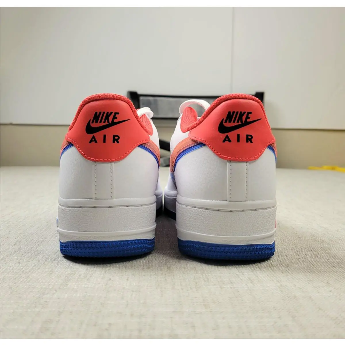 Nike shoes - Nike Air Force 1 GS - DX1787-100 - White Blue Crimson (UPC: 00196148463750) 5