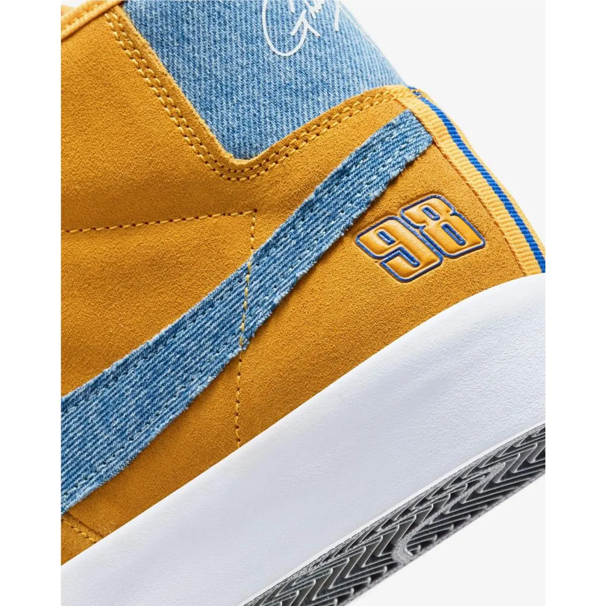 Nike shoes - Nike Blazer - Blazer - FD0269-700 - University Gold/University Gold/White/Game Royal (UPC: 196969111304) 4