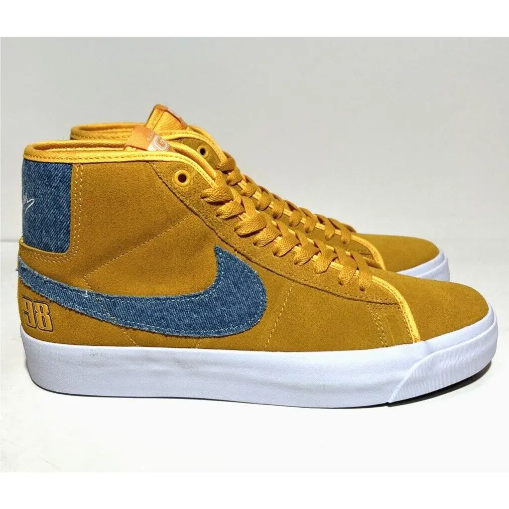 Nike shoes - Nike SB Zoom Blazer Mid - FD0269-700 - Gold 1