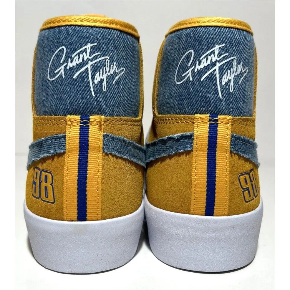 Nike shoes - Nike SB Zoom Blazer Mid - FD0269-700 - Gold 4