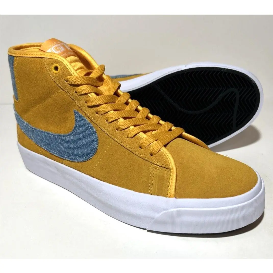 Nike shoes - Nike SB Zoom Blazer Mid - FD0269-700 - Gold 6