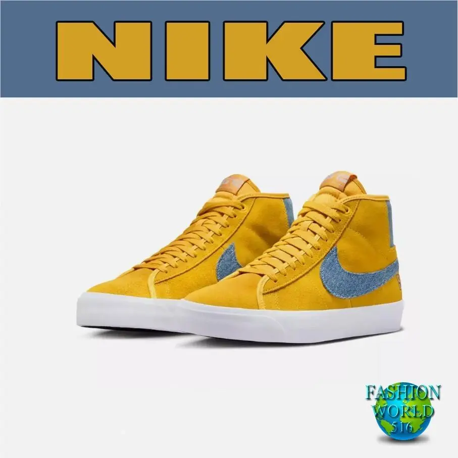 Nike SB Zoom Blazer Mid Pro GT Grant Taylor FD0269-700 University Gold Men`s 10