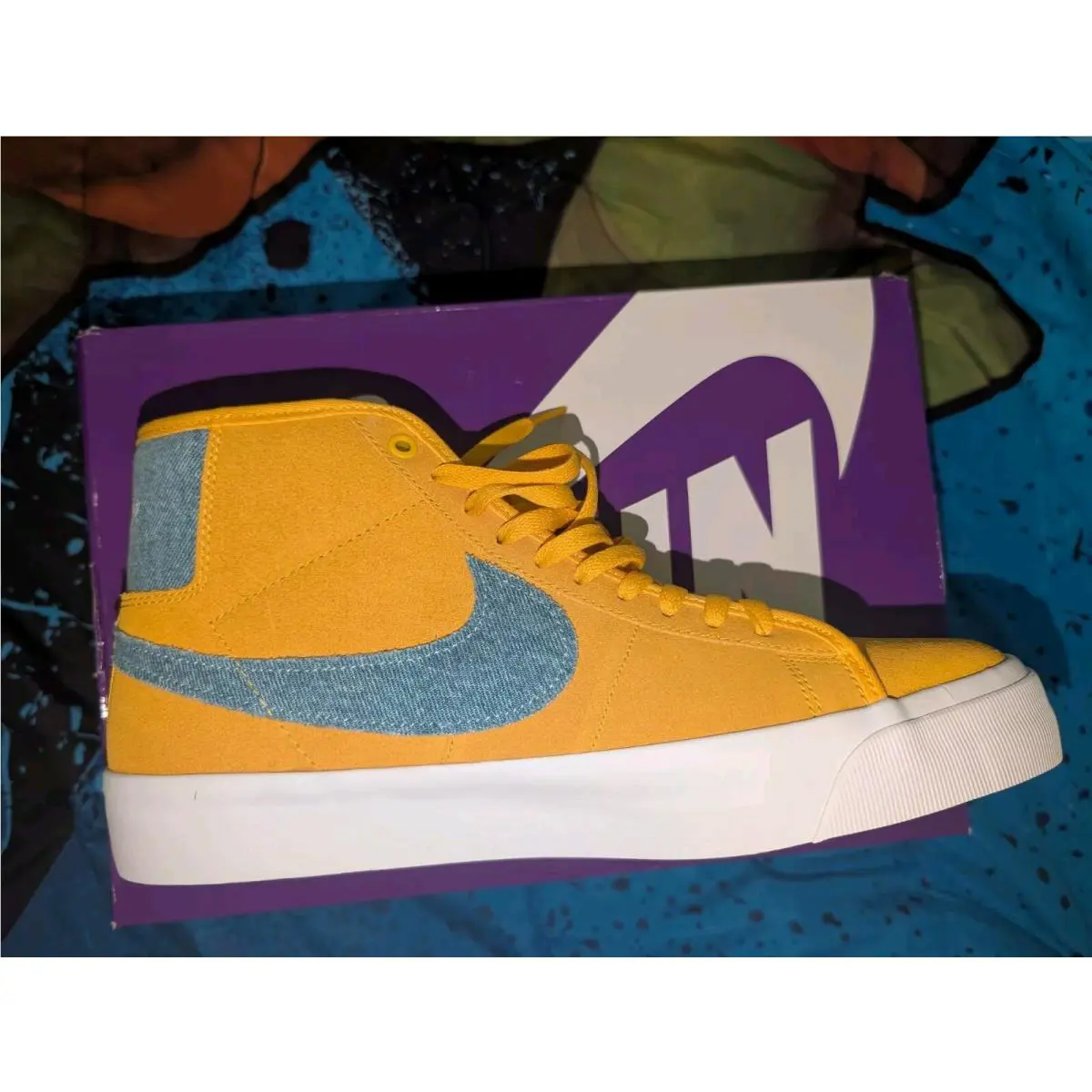 Nike shoes - Nike Blazer SB - Blazer - FD0269-700 - Yellow 2