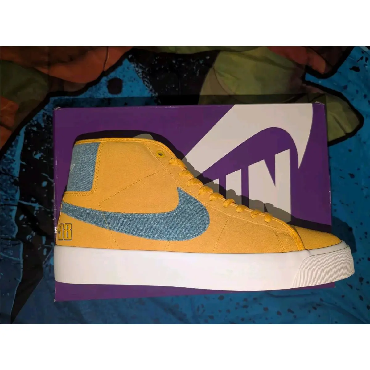 Nike shoes - Nike Blazer SB - Blazer - FD0269-700 - Yellow 3