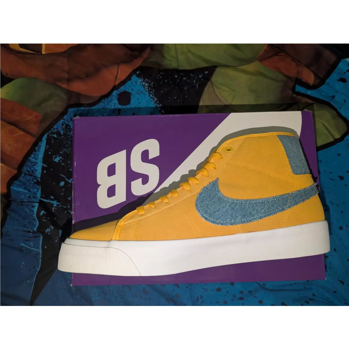 Nike shoes - Nike Blazer SB - Blazer - FD0269-700 - Yellow 4