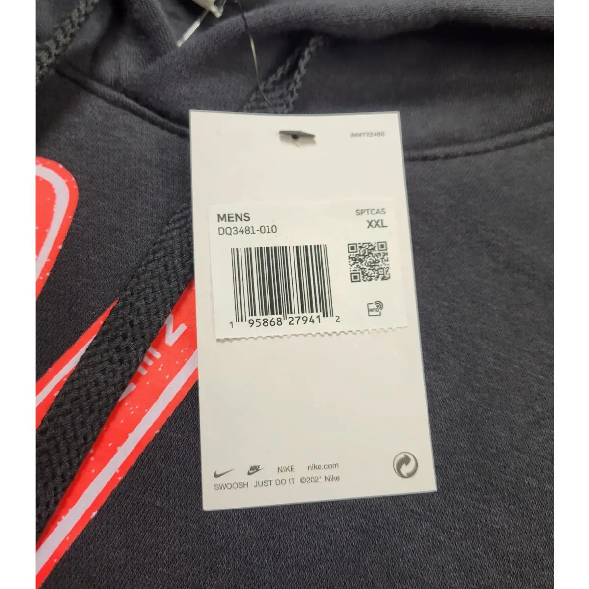 Nike clothing - DQ3481-010 - DQ3481-010 - Black Red White 9